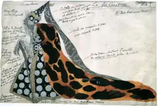 Fairy Carabosse costume design for Tchaikovsky's ballet Sleeping Beauty, early 19th century. Artist: Leon Bakst