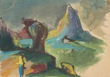 Fairytale Landscape, 1940-1944. Creator: Ján Novák