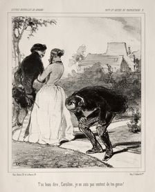 Faite et Gestes du Propriétaire. Creator: Paul Gavarni (French, 1804-1866)