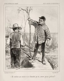 Faite et Gestes du Propriétaire. Creator: Paul Gavarni (French, 1804-1866)