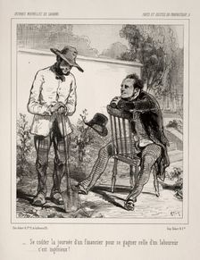 Faite et Gestes du Propriétaire. Creator: Paul Gavarni (French, 1804-1866)