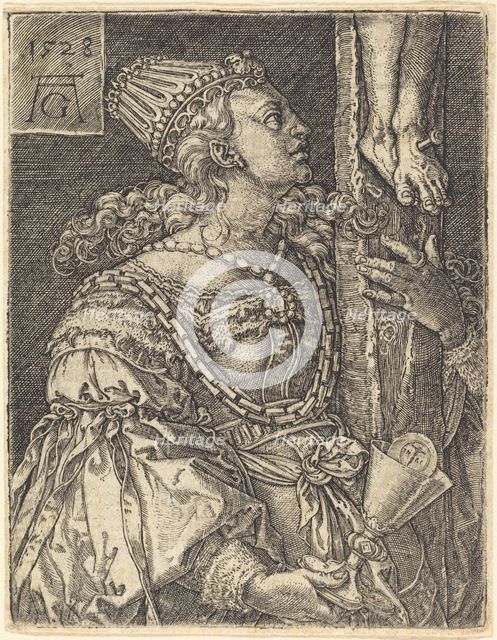 Faith, 1528. Creator: Heinrich Aldegrever.