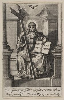Faith, 1636. Creator: Abraham Bosse