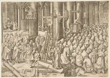Faith (Fides) from The Virtues, ca. 1559-60. Creator: Philip Galle
