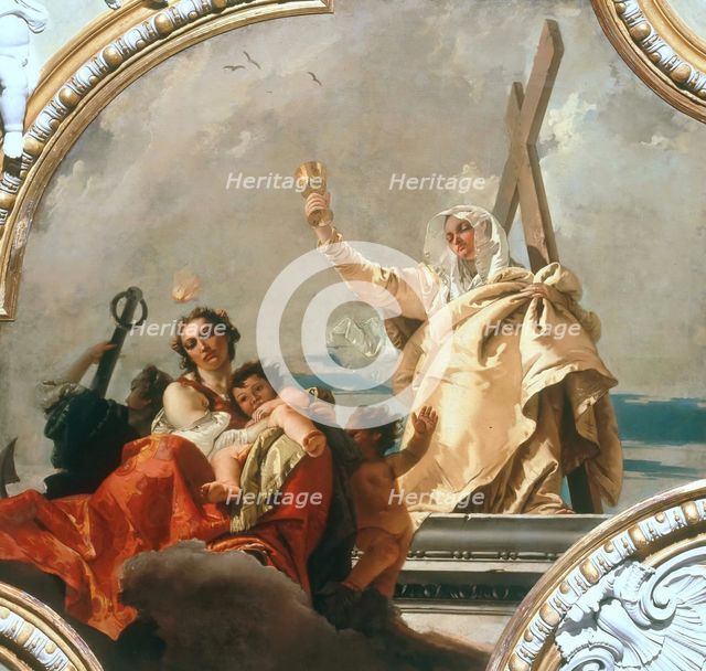Faith, Hope and Charity, 1744. Creator: Tiepolo, Giambattista (1696-1770).