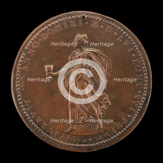 Faith [reverse], 1556. Creator: Giovanni Antonio de' Rossi.