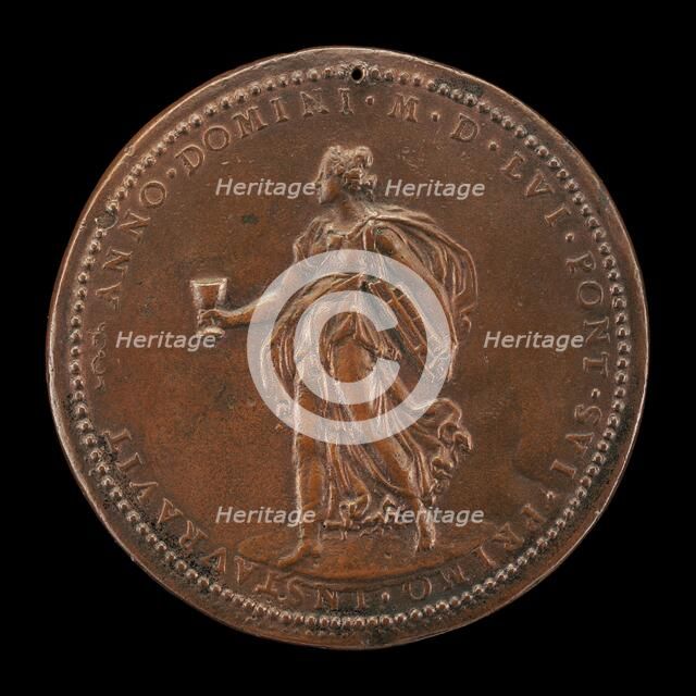 Faith [reverse], 1556. Creator: Giovanni Antonio de' Rossi.