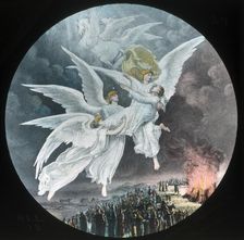 Faithful carried to Heaven c1910. Creator: Unknown