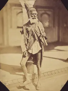 Fakir, 1858. Creator: Felice Beato