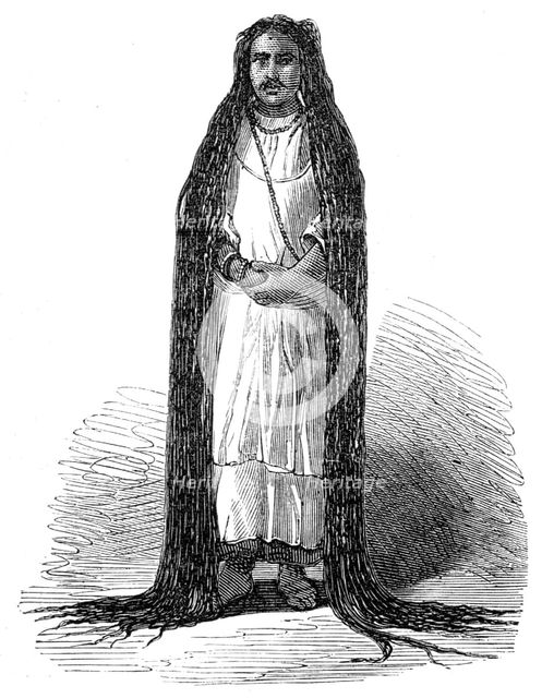 Fakir, or Mussulman saint, of Hoshungabad, Central India, 1864. Creator: Unknown.