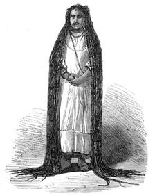 Fakir, or Mussulman saint, of Hoshungabad, Central India, 1864. Creator: Unknown