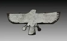 Falcon Breast Ornament, 1000-900 BC. Creator: Unknown