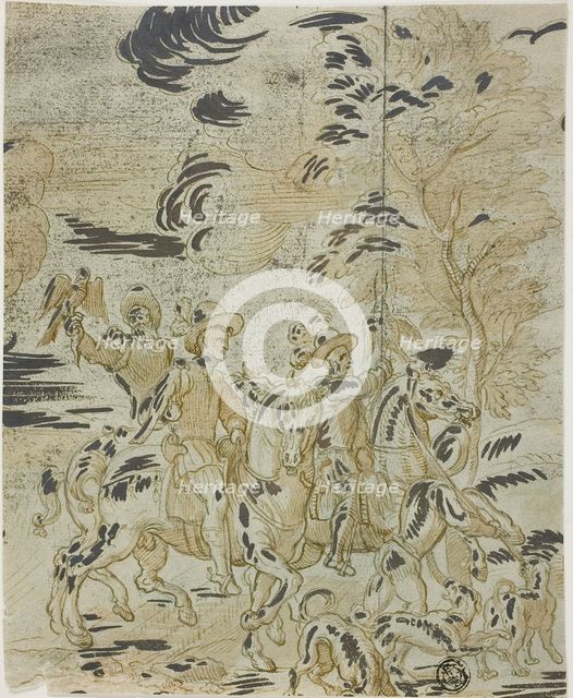 Falcon Hunt, n.d. Creator: Unknown.