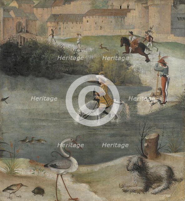 Falconry, c1517-1518. Creator: Ferramola, Floriano (Fioravante) (c. 1478-1528).