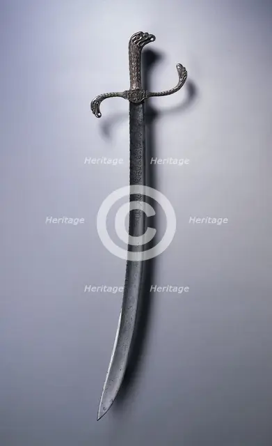 Falchion, blade: 1700s. Creator: Unknown.
