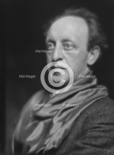 Falck, Mr. Edward, portrait photograph, 1915 Mar. 18. Creator: Arnold Genthe.