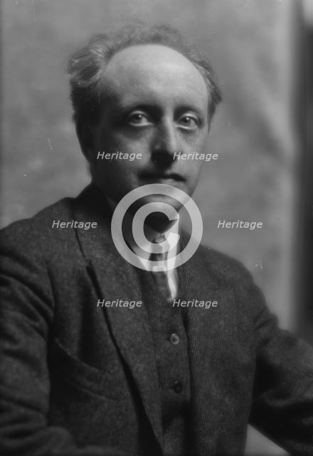 Falck, Mr. Edward, portrait photograph, 1915 Mar. 18. Creator: Arnold Genthe.