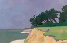 Falaise à Vasouy, 1910. Creator: Vallotton, Felix Edouard (1865-1925)