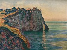 Falaises A Etretat 1885. Artist: Claude Monet