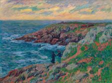 Falaises de Clohars-Carnöet, 1910. Creator: Martin, Henri (1860-1943)