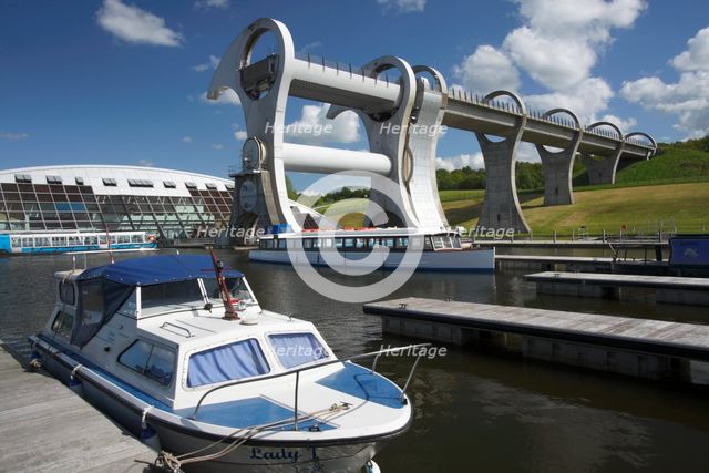 Falkirk Wheel, Stirlingshire, Scotland, 2009.  Creator: Peter Thompson.
