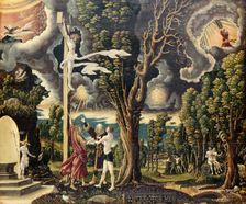 Fall and Redemption, 1535. Artist: Lemberger, Georg (ca 1490–1500-ca 1540/45)