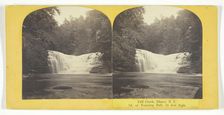 Fall Creek, Ithaca, N.Y. 3d. or Foaming Fall, 35 feet high, 1860/65. Creator: J. C. Burritt