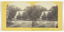 Fall Creek, Ithaca, N.Y. 1st, or Ithaca Fall, from bridge, 150 feet high, 1860/65. Creator: J. C. Burritt