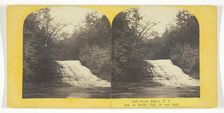 Fall Creek, Ithaca, N.Y. 4th, or Rocky Fall, 60 feet high, 1860/65. Creator: J. C. Burritt