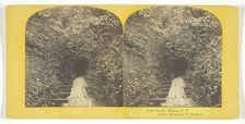 Fall Creek, Ithaca, N.Y. Front Entrance to Tunnel, 1860/65. Creator: J. C. Burritt
