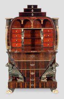 Fall-Front Desk, Vienna, c. 1810. Creator: Unknown