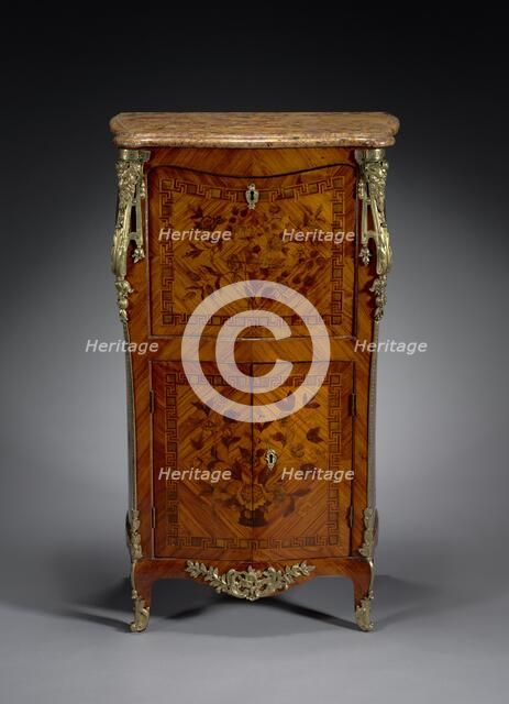 Fall-front Secretary, c. 1765- 1775. Creator: Leonard Boudin (French, 1735-1804), attributed to.