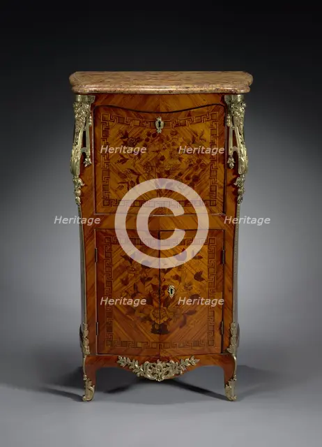 Fall-front Secretary, c. 1765- 1775. Creator: Leonard Boudin (French, 1735-1804), attributed to.