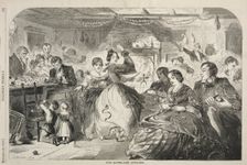 Fall Games - The Apple Bee, 1859. Creator: Winslow Homer (American, 1836-1910)
