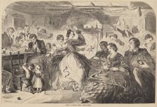 Fall Games - The Apple-Bee, published 1859. Creator: Winslow Homer