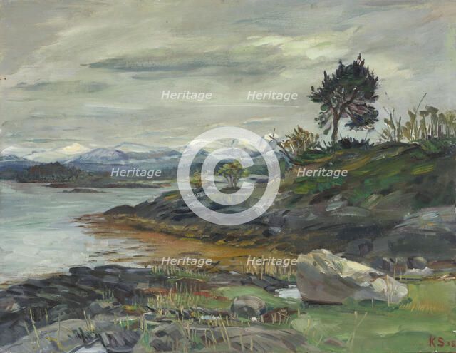 Fall, Hjertoya, 1938. Creator: Kurt Schwitters.