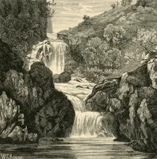 Fall in the Devil's Glen 1898. Creator: Unknown