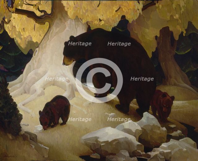 Fall in the Foothills, ca. 1933-1934. Creator: W. Herbert Dunton.