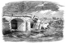 Fall of the middle level sluice on the west bank of the Ouse, about four miles from Lynn..., 1862. Creator: Unknown