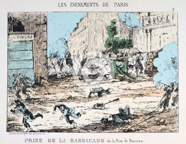 Fall of the Paris Commune, 1871. Artist: Anon