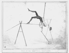 Fall of the Vaux-Hall Performer 1834. Creator: John Doyle