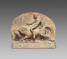 Fall of a Cavalier, 1831. Creator: Antonin-Marie Moine