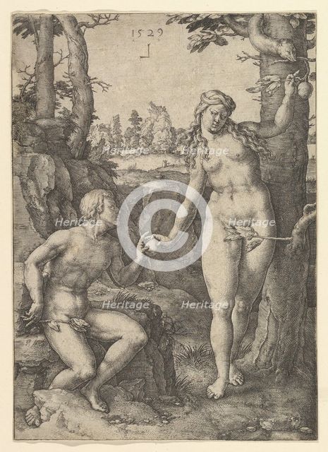 Fall of Man, 1529. Creator: Lucas van Leyden.