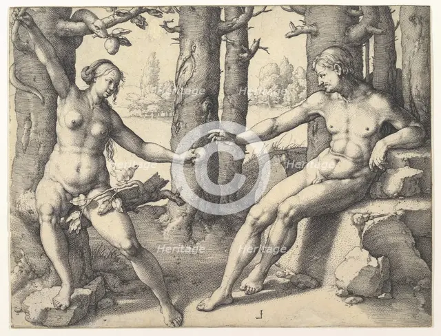 Fall of Man, 1530. Creator: Lucas van Leyden.