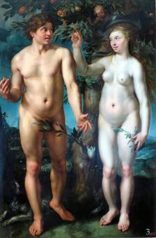 Fall of Man, 1608. Creator: Hendrik Goltzius