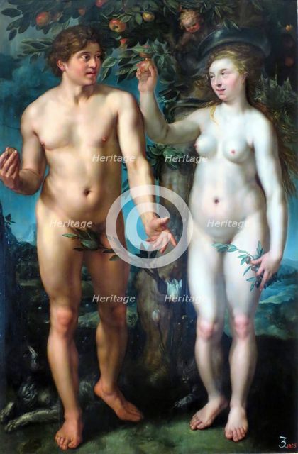 Fall of Man, 1608. Creator: Hendrik Goltzius.