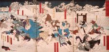 Fallen Blossoms in the Snow, 1874. Creator: Tsukioka Yoshitoshi