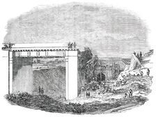 Fallen Railway Arches in Copenhagen-Fields, 1850. Creator: Unknown