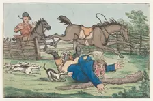 Fallen Rider, 1780-1820. Creator: Unknown
