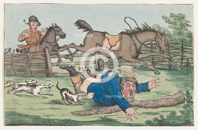 Fallen Rider, 1780-1820. Creator: Unknown.